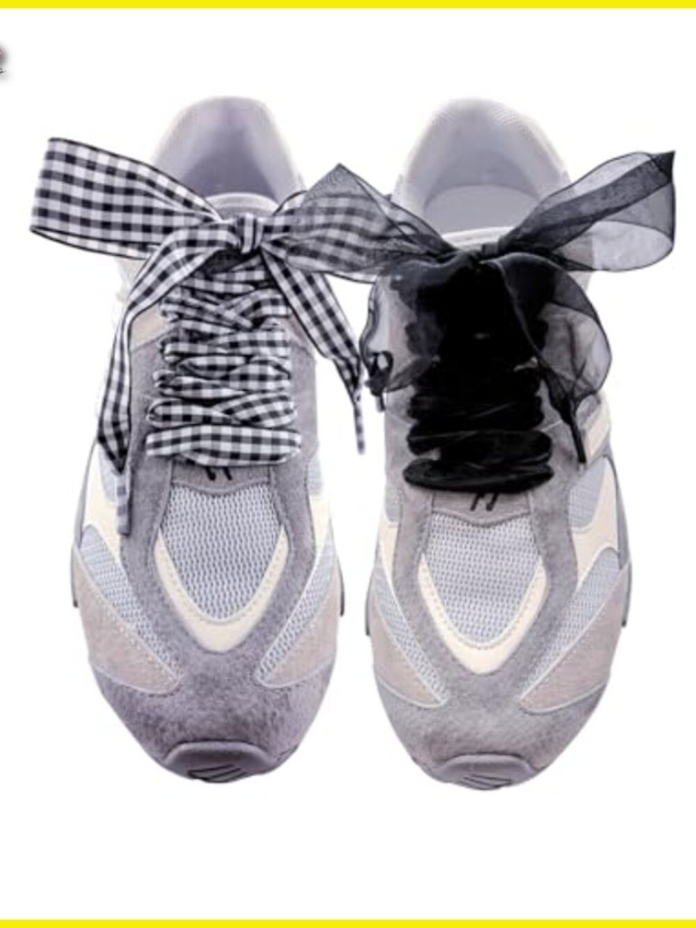 Satin Ribbon Shoelaces Fashion Soft Casual Sneaker Laces 4-Pack - Picture 6 of 6